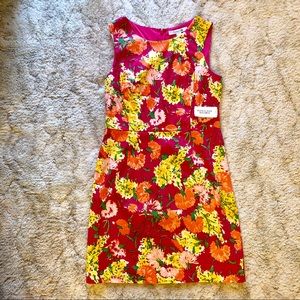 NWT Forever 21 Floral Sheath Dress Sz L